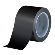 3M 4712 Black Vinyl Tape 48in x 36Yd Roll