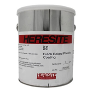 Heresite B-31 Black Phenolic Coating 1USG Can