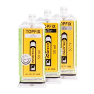 Innotec Topfix Black Polyurethane Repair Kit 50ml Dual Cartridge