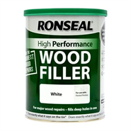 Ronseal White High Performance Wood Filler 1Kg Can
