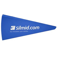Silmid Blue Cardboard Funnel Cone Printed In One Colour 280mm x 175mm