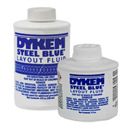Dykem Steel Blue Layout Fluid Brush Can