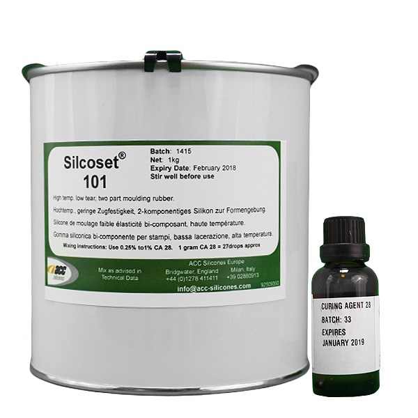 Cht Silcoset 101 2 Part High Temperature Rubber And Catalyst 28 Afs1980 Silmid