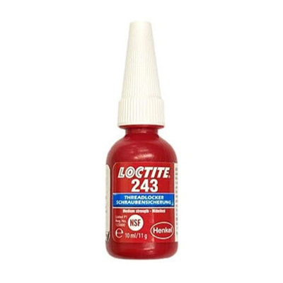 Loctite #243 Threadlocker Medium Strength for fastners 6-20mm, Oil res –  Velo Mine