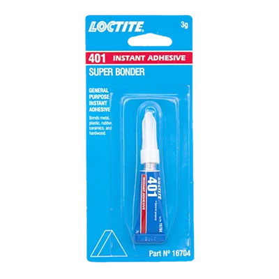 LOCTITE 401, 50G Super Glue, Low Viscosity, Low Viscosity, LOCTITE 401, 50  g, Cyanoacrylate, Humidity