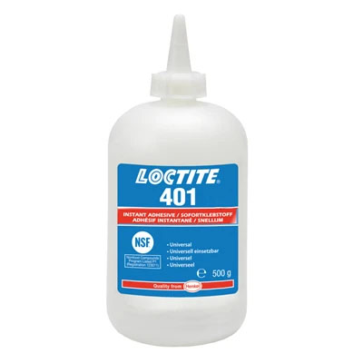 LOCTITE 401, 50G Super Glue, Low Viscosity, Low Viscosity, LOCTITE 401, 50  g, Cyanoacrylate, Humidity