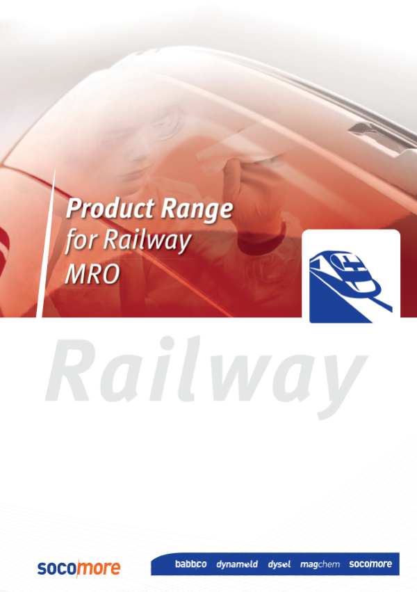 Socomore railway product range brochure cover