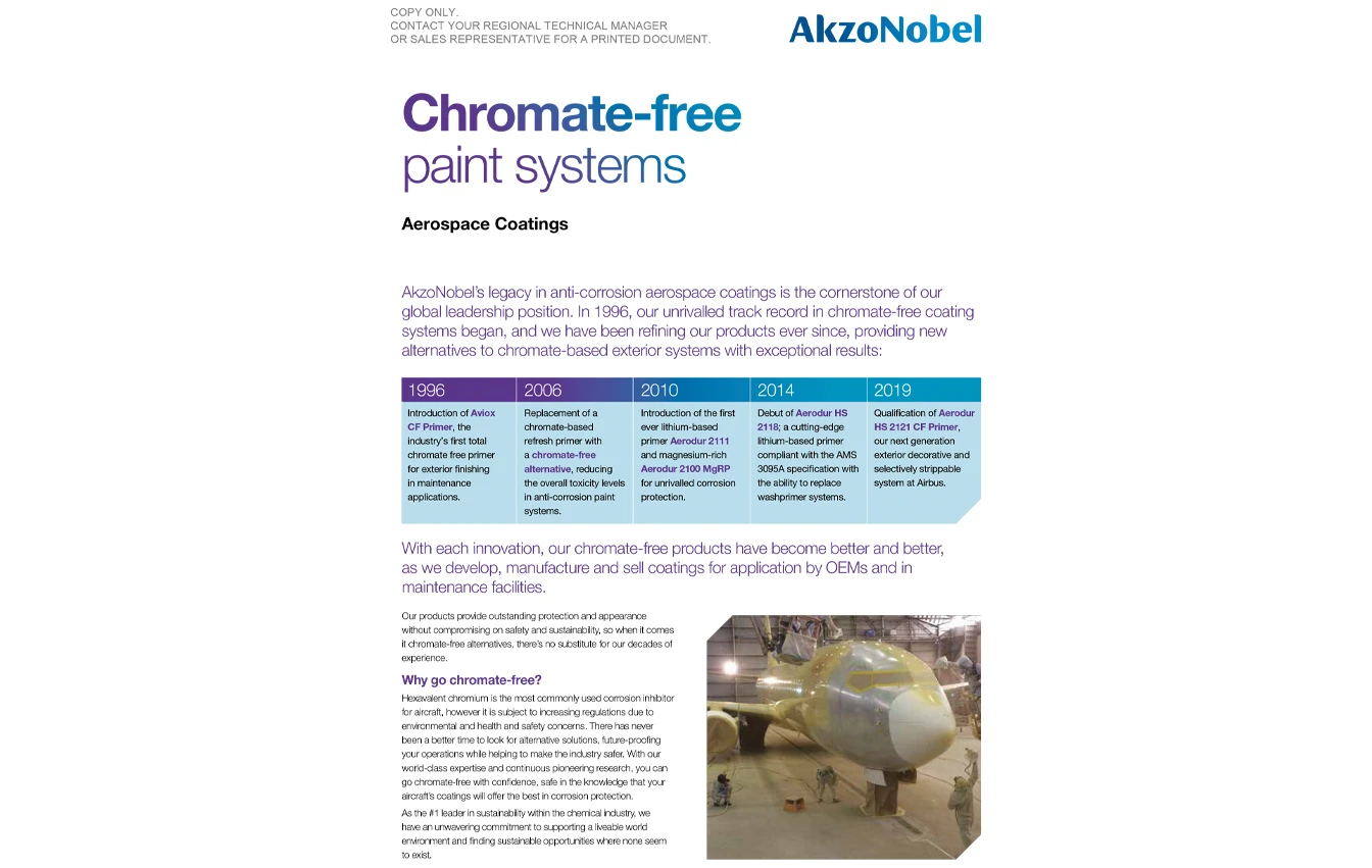 Chromate-free Paint Systems