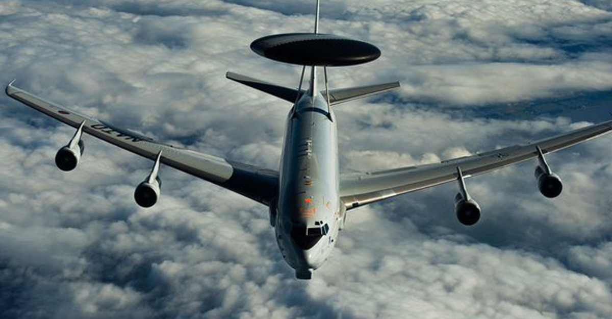 Aircraft in flight