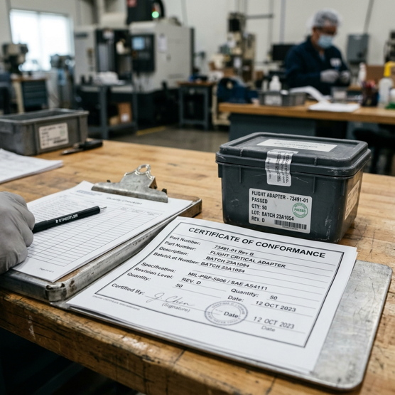 Aerospace sealant, primer and hydraulic fluid products with MIL-PRF specification labels