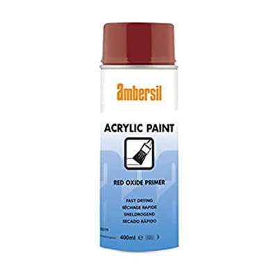 Ambersil Red Oxide Acrylic Paint Primer 400ml Aerosol