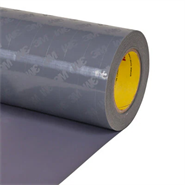 3M 8681HS Dark Grey Polyurethane Protective Tape 6in x 36Yd Roll (Skip Slit Liner)