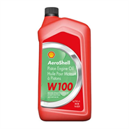 AeroShell Piston Engine Oil W100 1USQ Bottle *SAE-J-1899 Grade 50