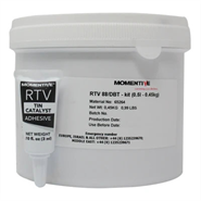 Momentive RTV88 & DBT Catalizador Compuesto de caucho de silicona rojo Kit de 1Lb (Almacenamiento en congelador -18°C)