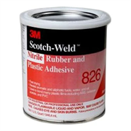 3M Scotch-Weld 826 Nitrile Rubber & Plastic Adhesive 1USQ Can