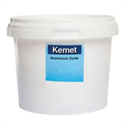 Kemet White Aluminium Oxide Powder 9.3 Micron 5Kg Tub